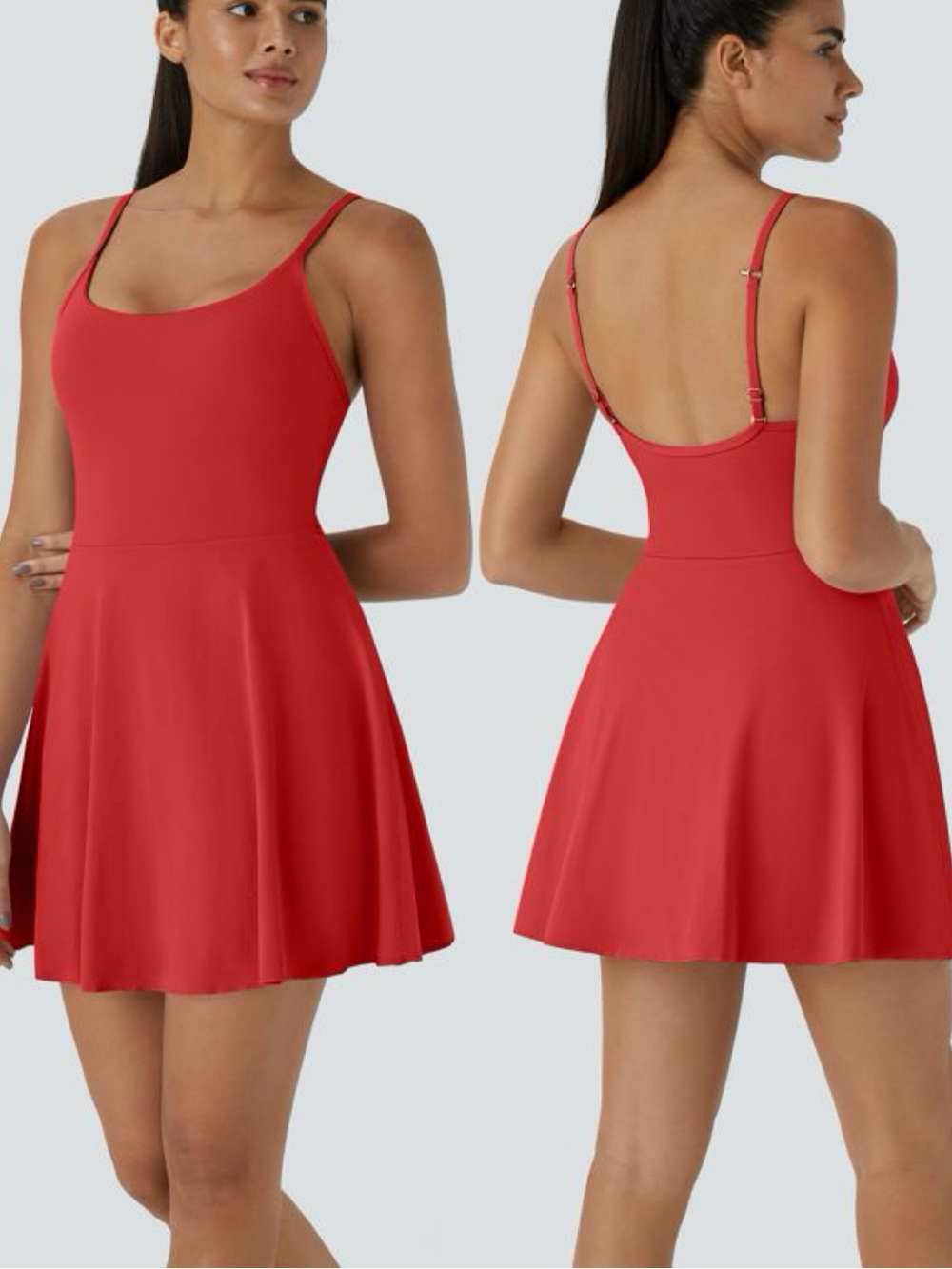 Halara Active Mini Dress Small Red NWT Sporty Athletic